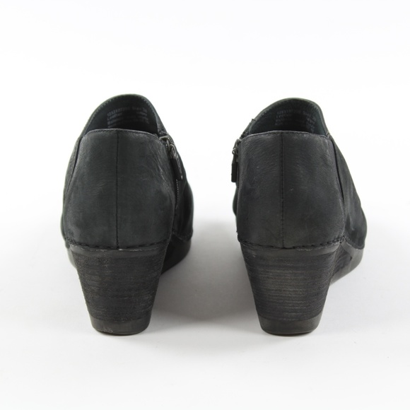 Dansko Sheena Nubuck Ankle Zip Ruched Booties 38 - Picture 4 of 8